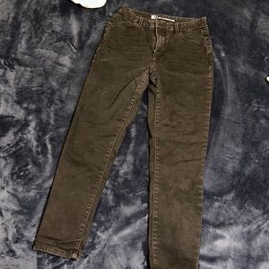 Cute black ankle length jeans . Size 13